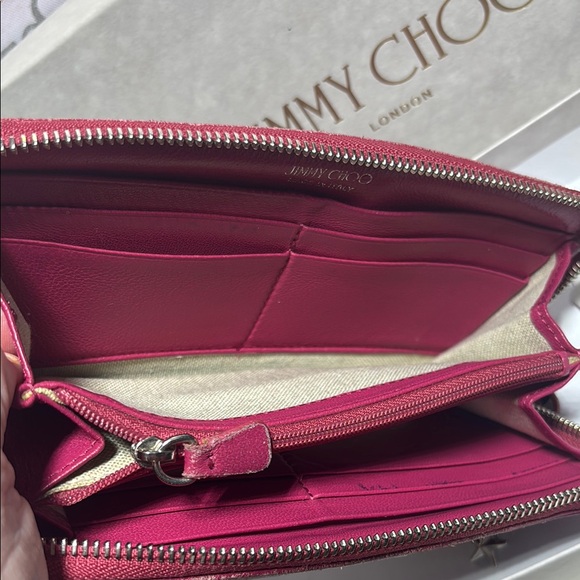 FULL INCLUSION-Jimmy Choo Red Star-Embellished Wallet - Picture 9 of 16